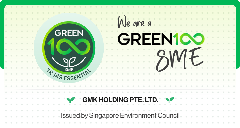GMK HOLDING PTE. LTD. — Green 100 Essential SME badge